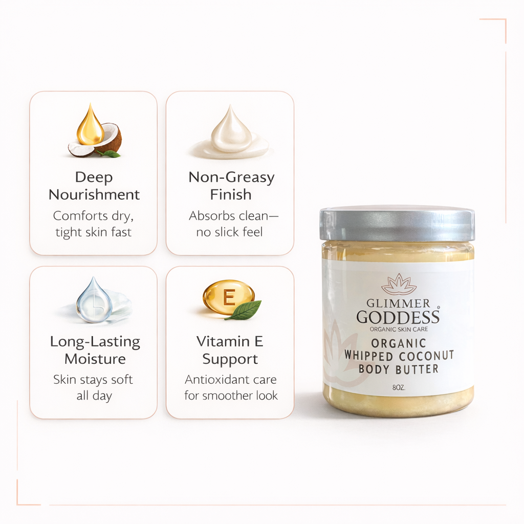Whipped Coconut & Vitamin E Body Butter – Ultra-Nourishing