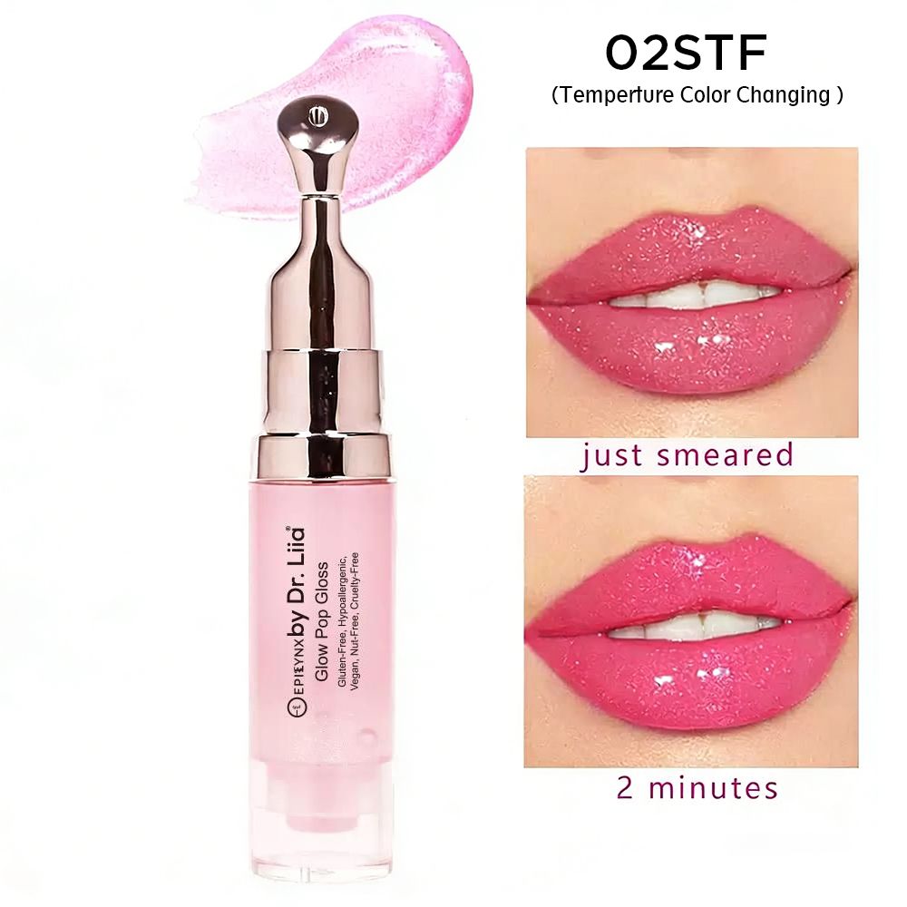 Glow Pop Gloss & Lip Treatment – Radiant Shine & pH Color-Shift