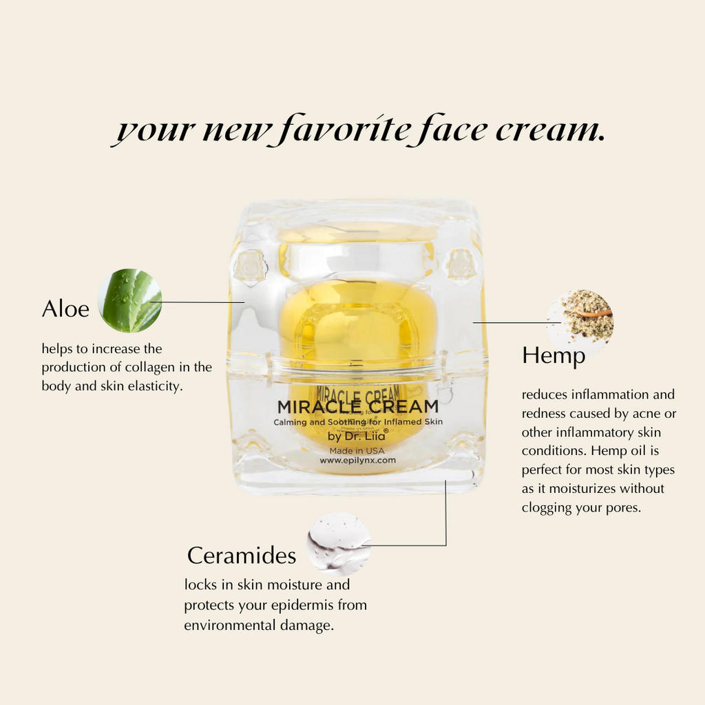 Rich Calming Cream for Dry, Stressed & Sensitive Skin - Vegan, Gluten-Free, Ultra-Hydrating